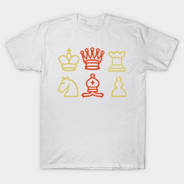 Chess Board Shirt | Vintage Retro Gift T-Shirt by Gawkclothing